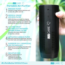 Load image into Gallery viewer, UV CARE Portable Air Purifier