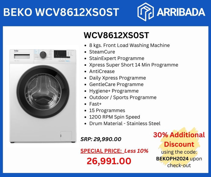 BEKO WCV8612XS0ST