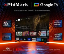 Load image into Gallery viewer, PHIMARK PM32PH 32″ HD ANDROID TV
