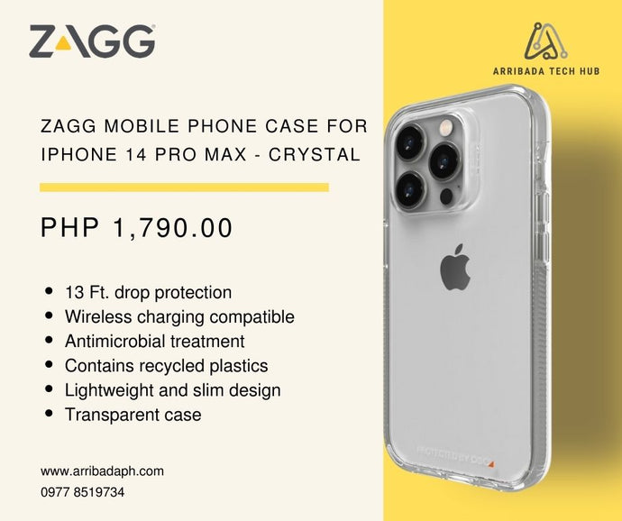 Zagg Gear 4 - Crystal Palace Case for iPhone 14 Pro Max