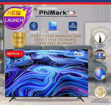 Load image into Gallery viewer, PHIMARK PM707PH02 55″ 4K UHD Android TV
