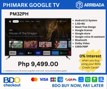 Load image into Gallery viewer, PHIMARK PM32PH 32″ HD ANDROID TV
