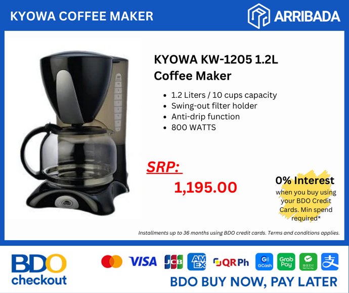 KYOWA KW-1205 1.2L  Coffee Maker