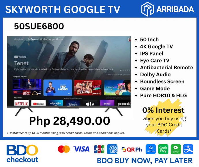 SKYWORTH 50SUE6800 4K UHD Google TV