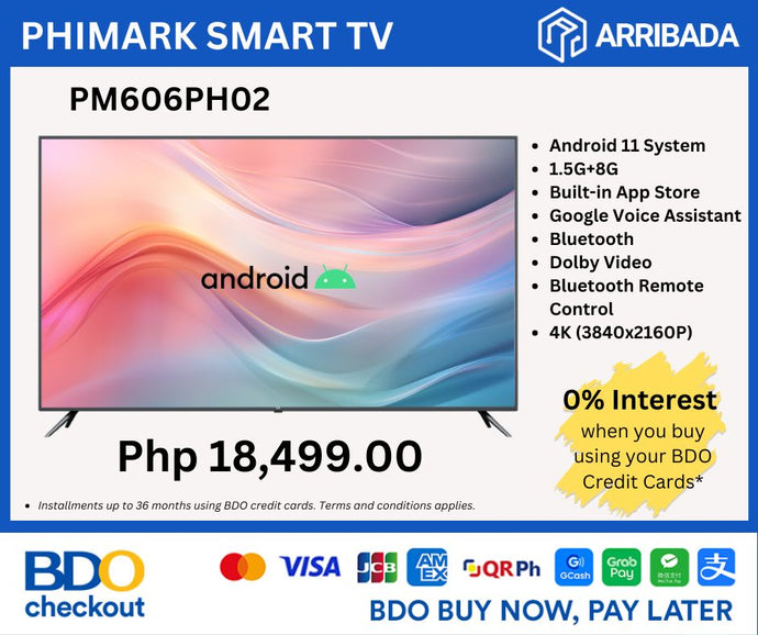 PHIMARK PM606PH02 50″ 4K UHD Android TV