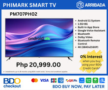 Load image into Gallery viewer, PHIMARK PM707PH02 55″ 4K UHD Android TV
