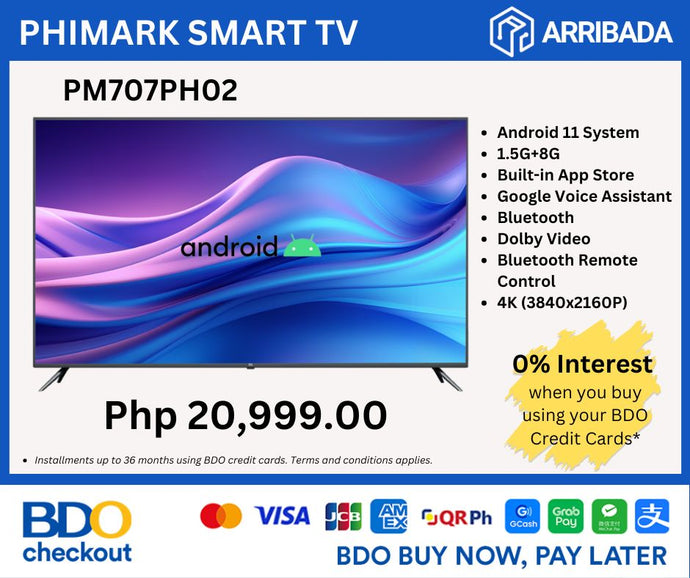 PHIMARK PM707PH02 55″ 4K UHD Android TV